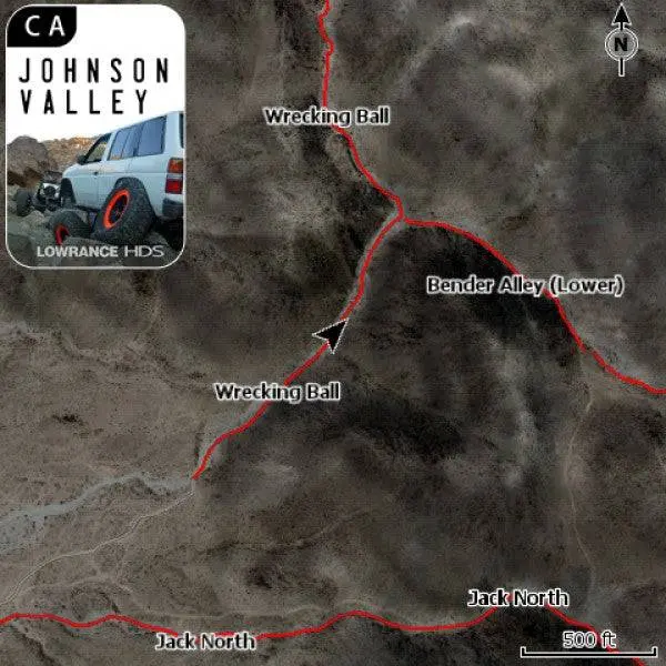 King Of The Hammers Lowrance Map 1