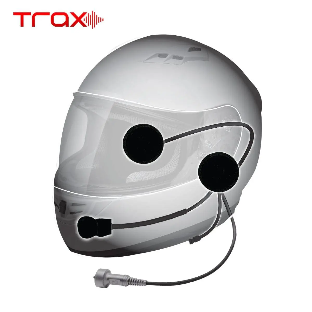 Trax Stereo Helmet Wiring Kit Speakers And Earjack 1