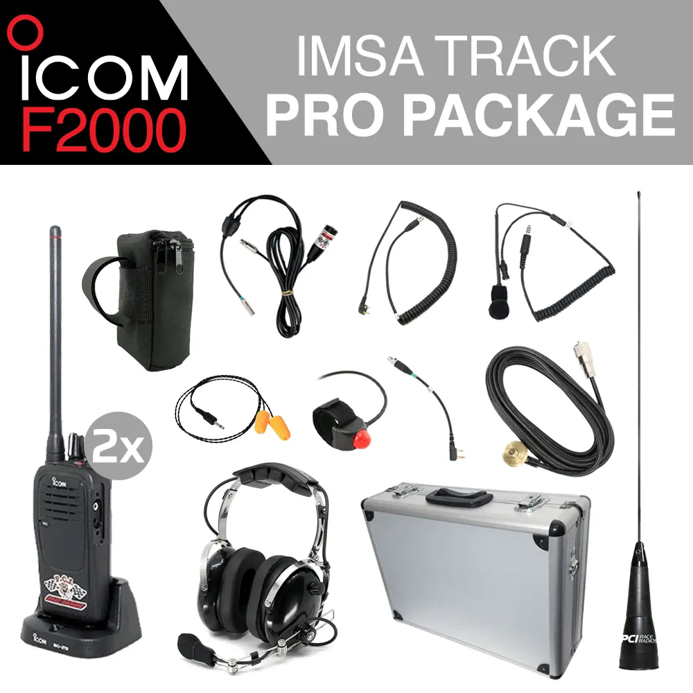 Icom F2000 Imsa Track Pro Package 1
