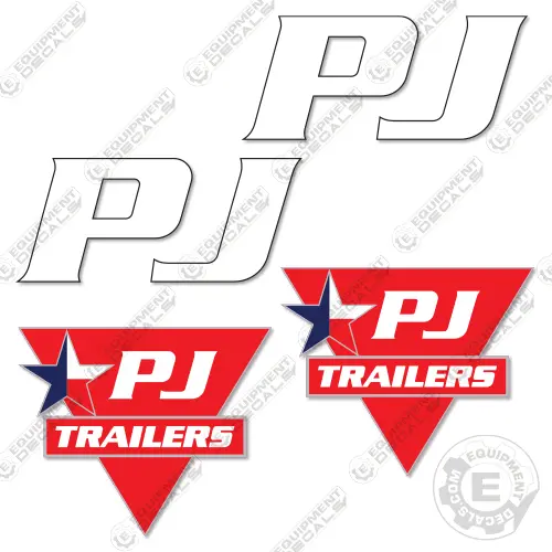 Fits Pj Trailer Decal Kit Trailer 1