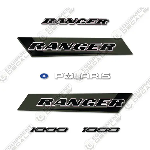 Fits Polaris Ranger 1000 Decal Kit Utv - Sage Green 1