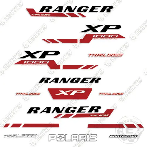 Fits Polaris Ranger 1000 Xp Decal Kit Utv - 2025 - Trail Boss 1