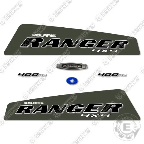 Fits Polaris Ranger 400 H. O. 4X4 Decal Kit Utility Vehicle - 2009 - 2010 1