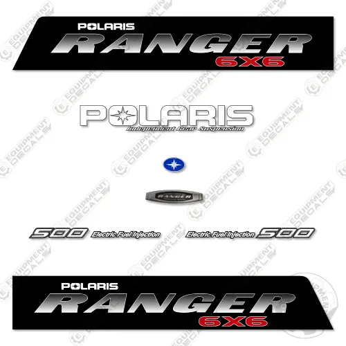 Fits Polaris Ranger 500 Decal Kit - 2005 6X6 - Utility Vehicle 1