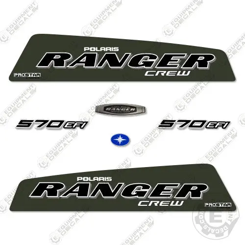Fits Polaris Ranger 570 Efi Crew Decal Kit Utility Vehicle (2016) 1