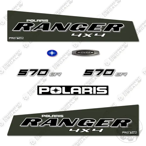 Fits Polaris Ranger 570 Efi Decal Kit Utility Vehicle - 2017 1