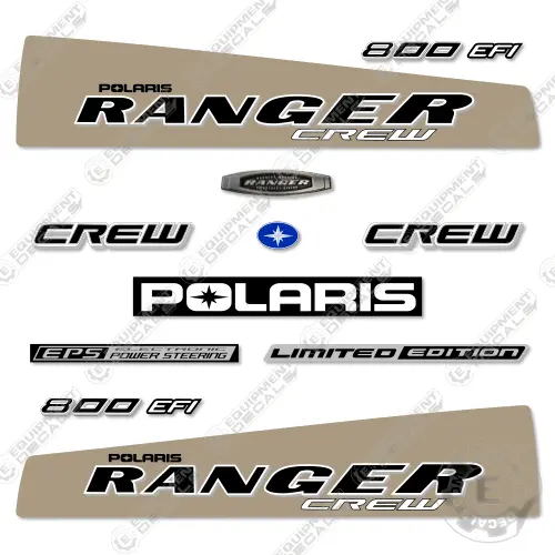 Fits Polaris Ranger 800 Crew Decal Kit Utility Vehicle - 2012 Limited Edition 1
