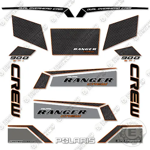 Fits Polaris Ranger 900 Crew Eps Le Decal Kit - 2014 1