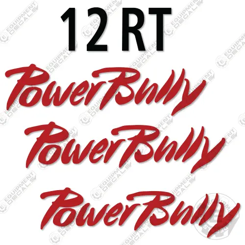 Fits Powerbully 12Rt Telemet Decal Kit 1