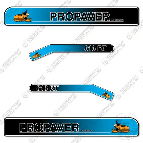 Fits Bomag Propaver By Gilcrest 813Rt Decal Kit Asphalt 1