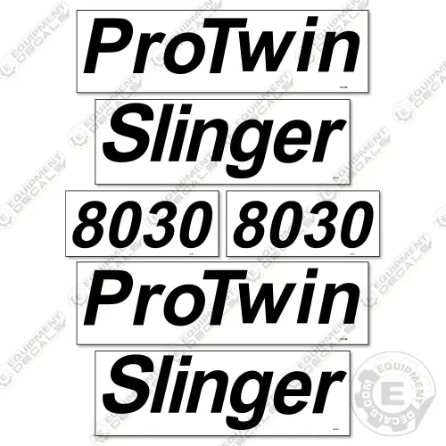 Fits Protwin Splinger 8030 Decal Kit Manure Spreader 1