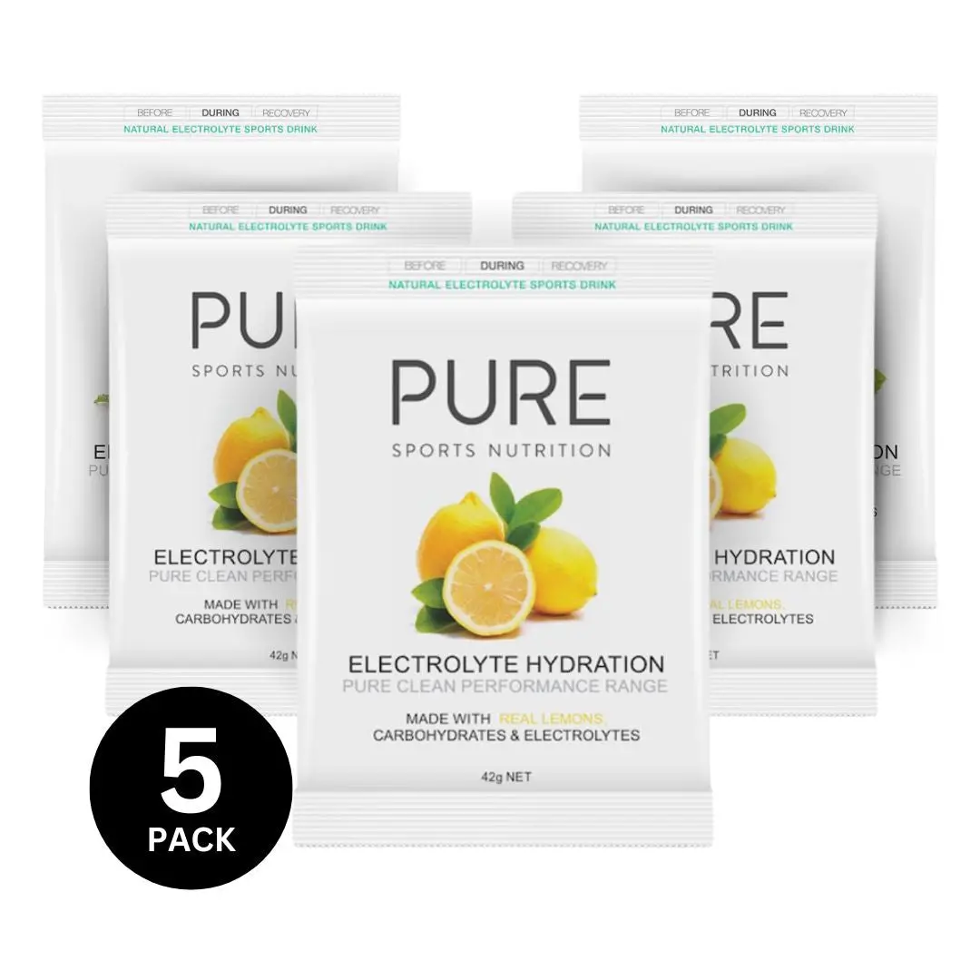 Pure Electrolyte Powder 42G - Lemon (5 Pack) 1