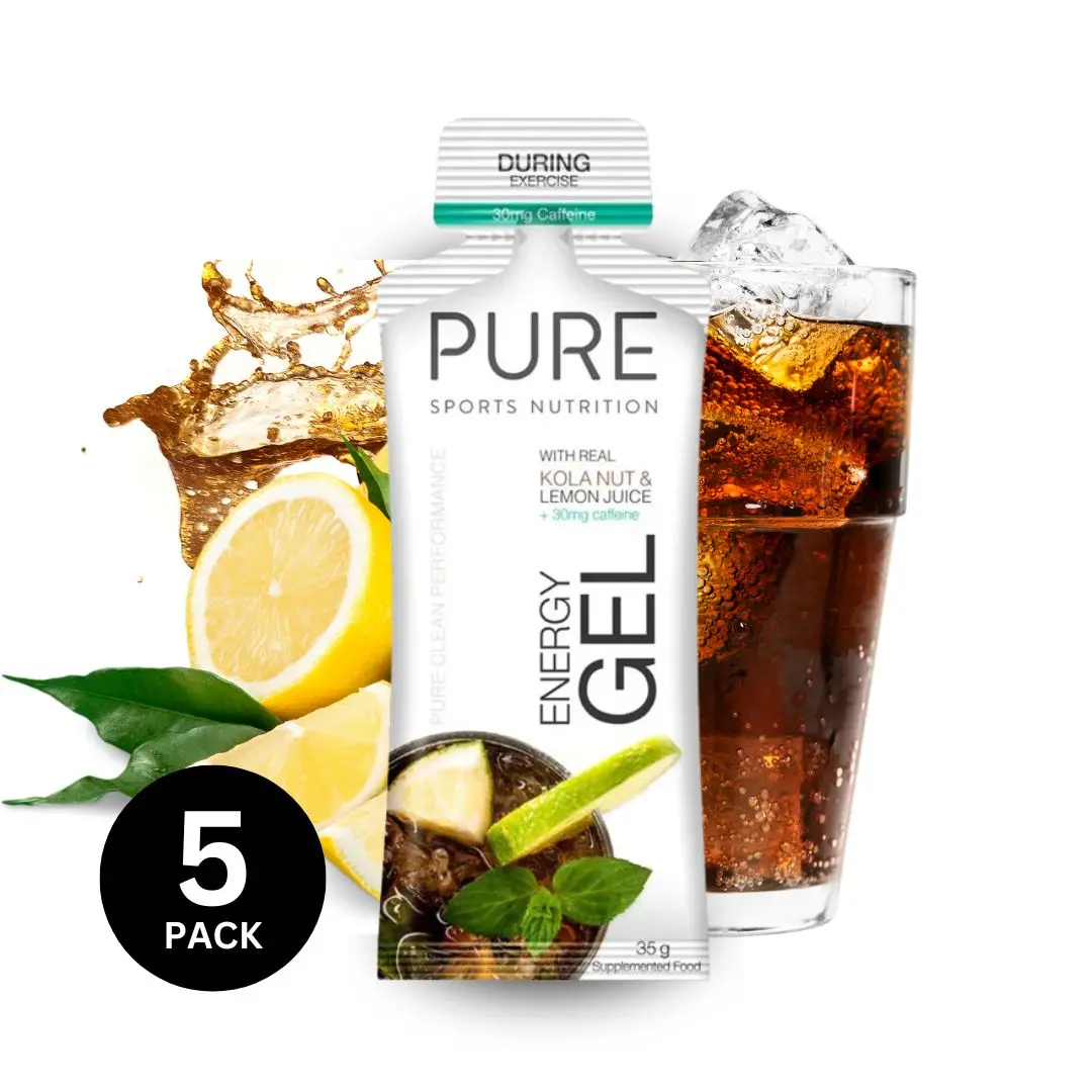 Pure Energy Gel 35G - Kola Nut & Lemon Juice (5 Pack) 1