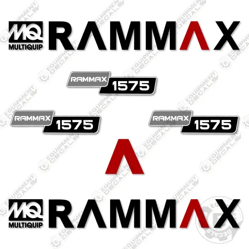 Fits Rammax 1575 Decal Kit Roller 1