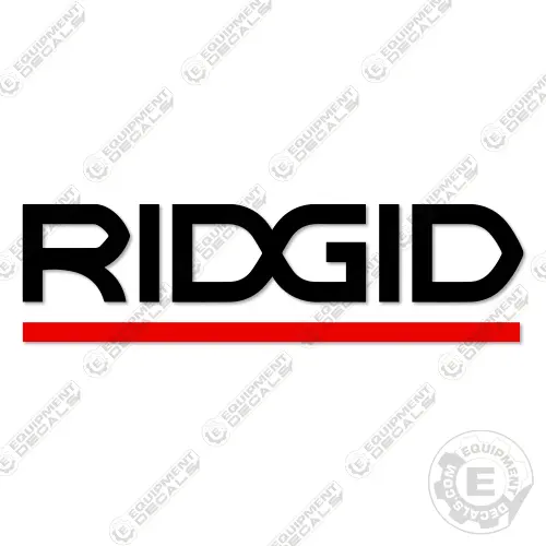 Fits Ridgid Logo Decal Kit Toolbox 11.5" Wide 1