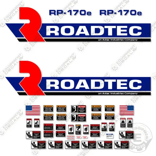 Fits Roadtec Rp-170E Decal Kit Asphalt Paver 1