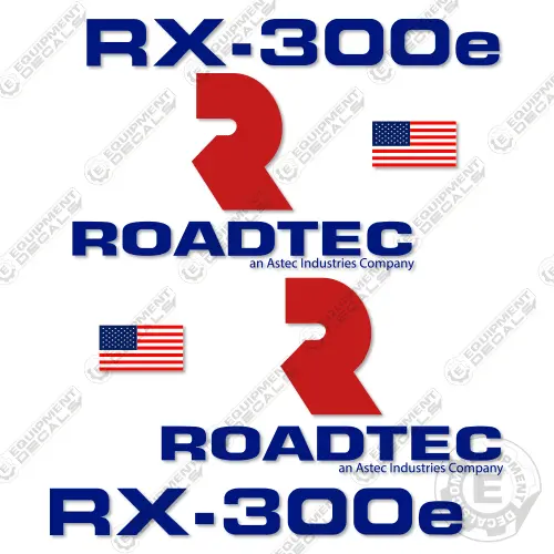 Fits Roadtec Rx-300E Decal Kit Cold Planer 1