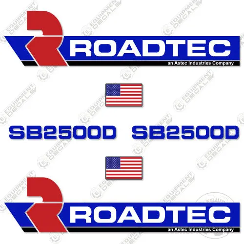 Fits Roadtec Sb2500d Decal Kit Asphalt Paver 1