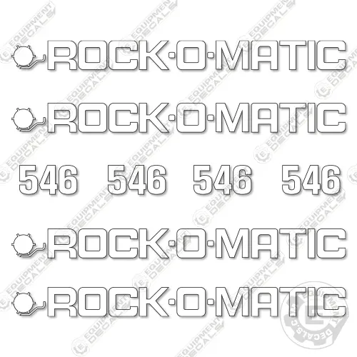 Fits Rock-O-Matic 546 Decal Kit - Rock Picker 1