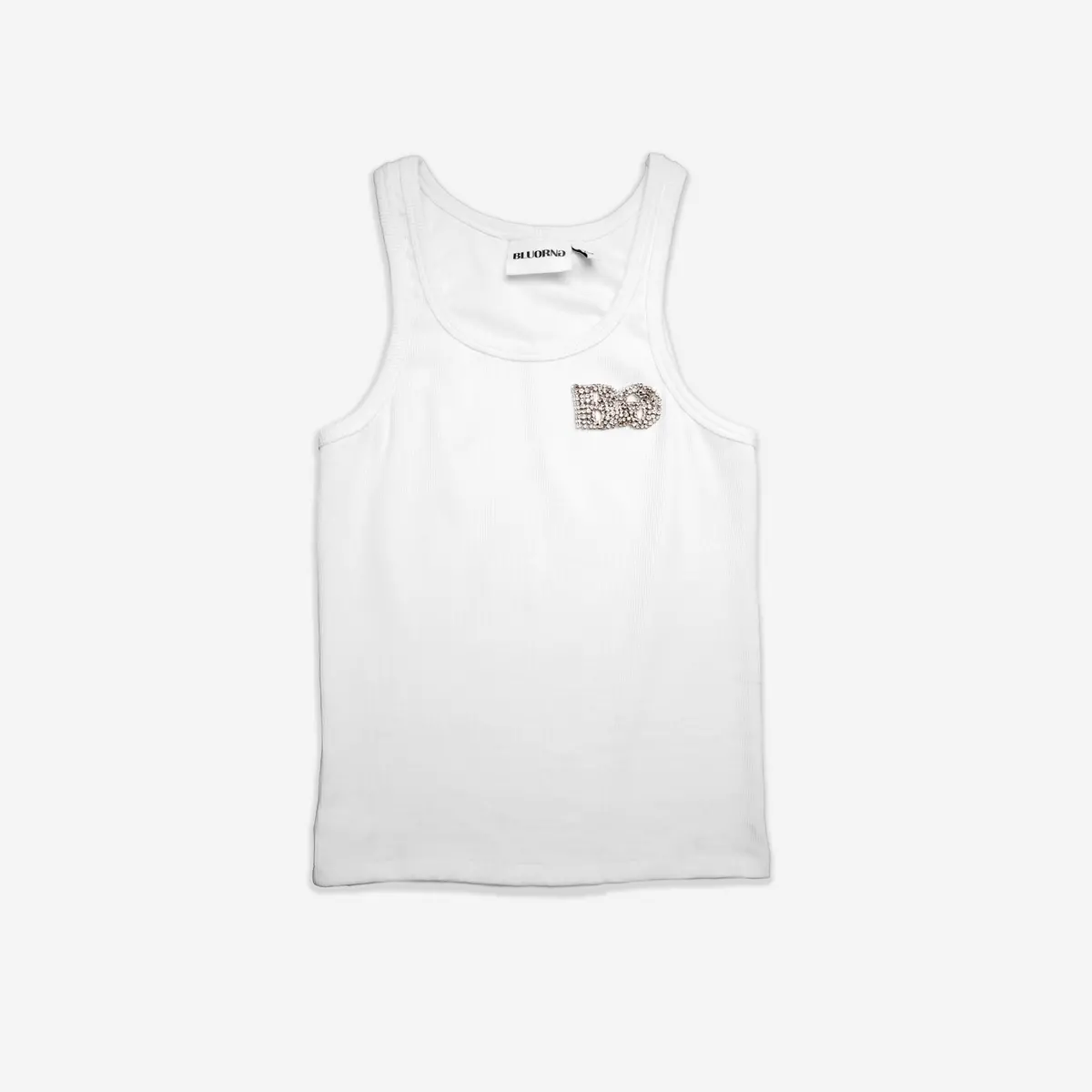 White Crystal Tank Top 1