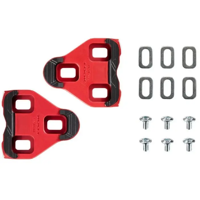 Look Delta Grip Cleats - 9 Degree Float (Red) 1
