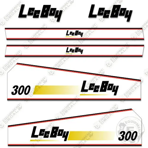 Fits Leeboy 300 Decal Kit Roller 1