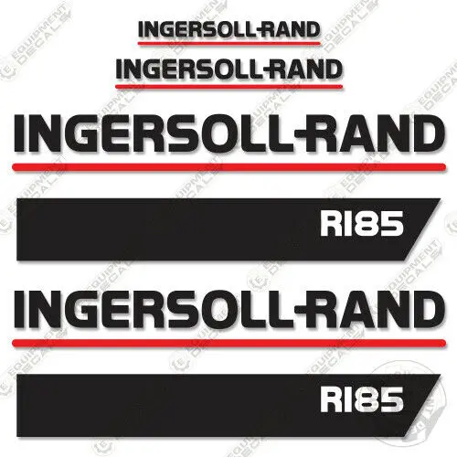 Fits Ingersoll-Rand R185 Decal Kit Compressor 1