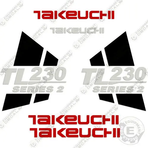 Fits Takeuchi Tl230 Series 2 Decal Kit Skid Steer 1