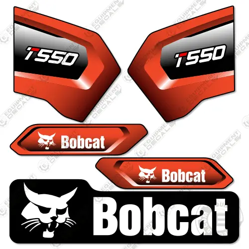 Fits Bobcat T550 Track Loader Decal Kit - Stage 5 1