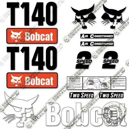 Fits Bobcat T140 Skid Steer Decal Kit 1