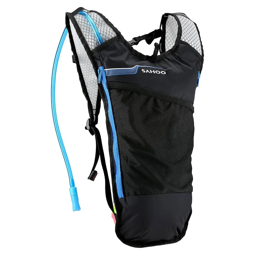 Sahoo Hydration Pack 5L W/2L Water Bladder Black/Blue 1