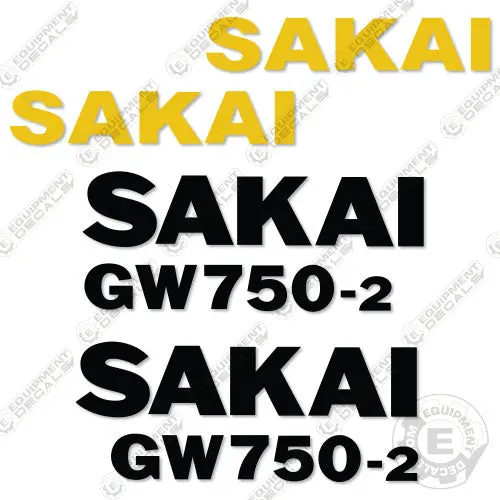 Fits Sakai Gw750-2 Decal Kit Roller 1