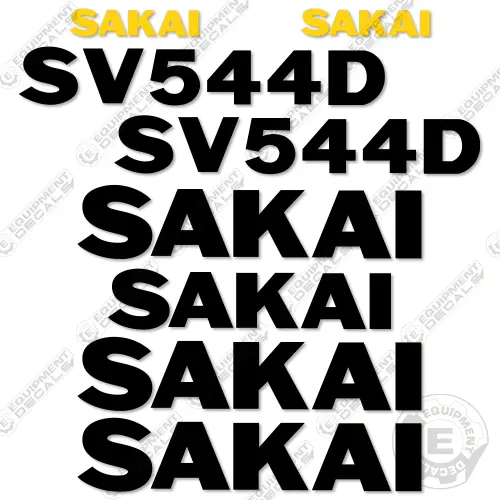 Fits Sakai Sv544d Decal Kit Roller 1
