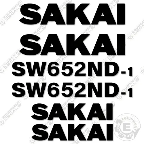 Fits Sakai Sw652nd-I Decal Kit Roller 1
