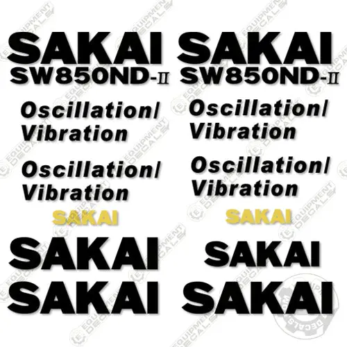 Fits Sakai Sw850nd-Ii Decal Kit Roller 1
