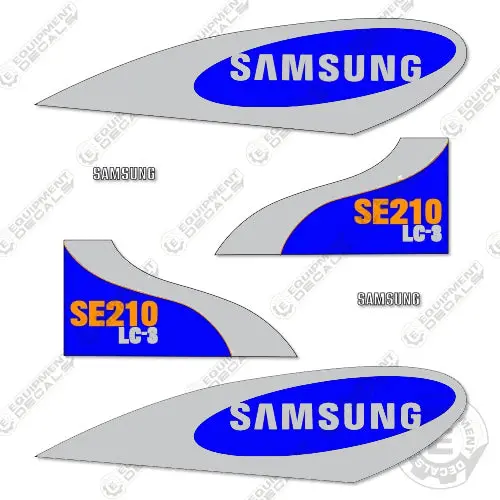 Fits Samsung Se210 Lc-3 Decal Kit Excavator 1