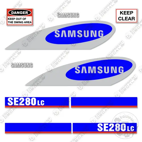 Fits Samsung Se280lc Decal Kit Excavator 1
