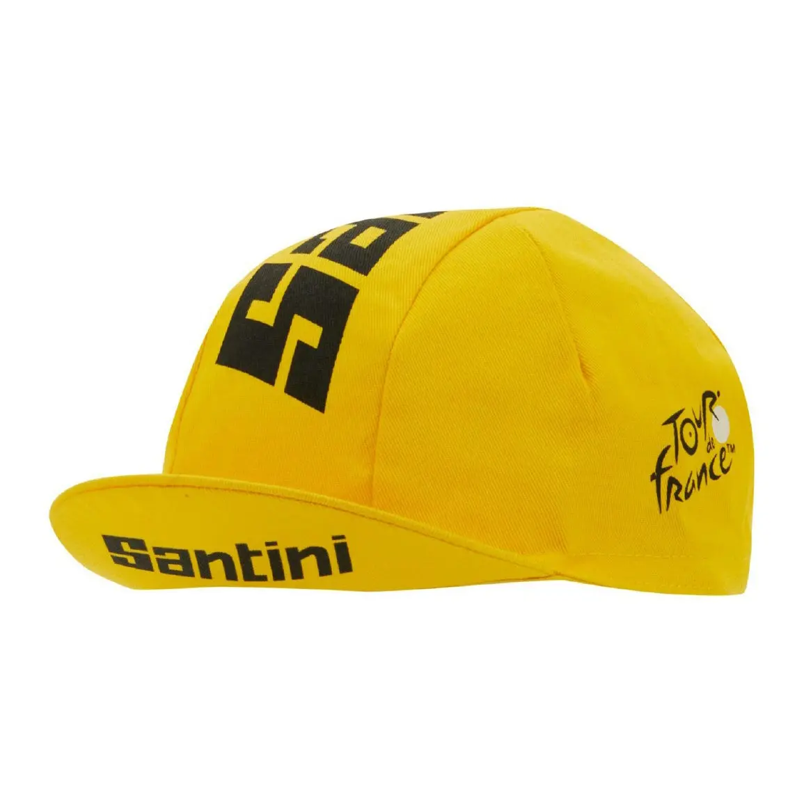 Santini Tour De France Cycling Cap Yellow 1