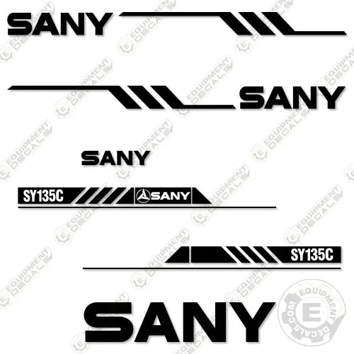 Fits Sany Sy135c Decal Kit Excavator 1