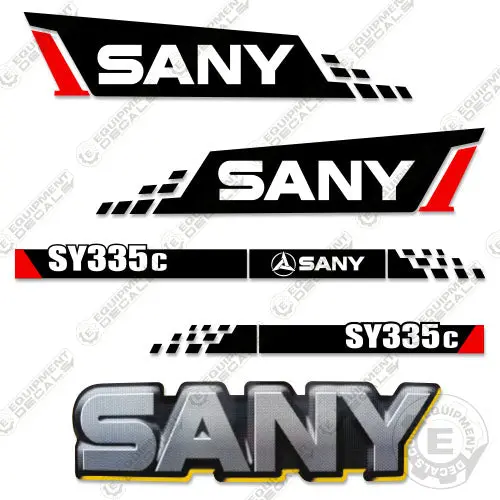 Fits Sany Sy335c Decal Kit Excavator 1