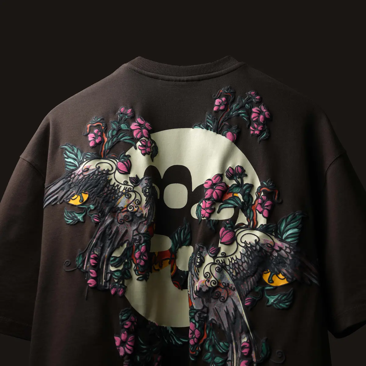 Brown Lunar Wings T-Shirt 1