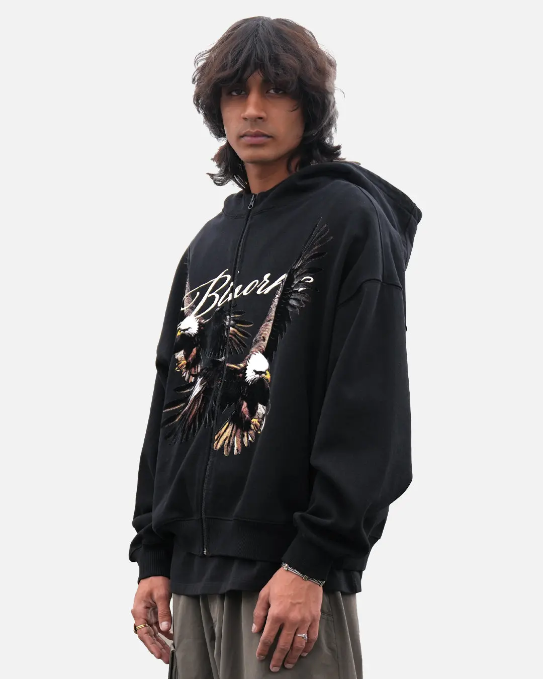 Claw Stoop Zipper Hoodie 1