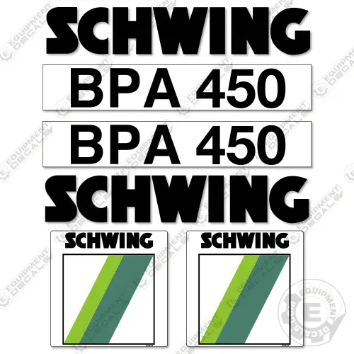 Fits Schwing Bpa450 Decal Kit Trailer Pump 1