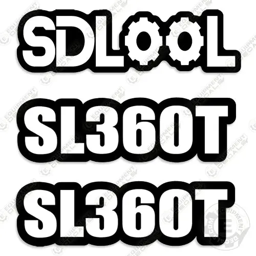 Fits Sdlool Sl360t Decal Kit Mini Skid Steer Loader 1