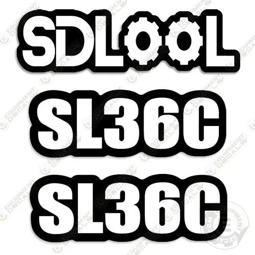 Fits Sdlool Sl36c Decal Kit Mini Skid Steer Loader 1