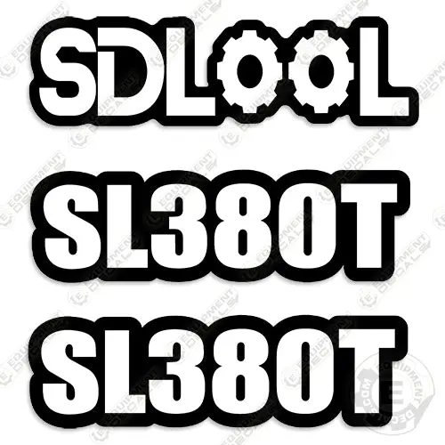 Fits Sdlool Sl380t Decal Kit Mini Skid Steer Loader 1