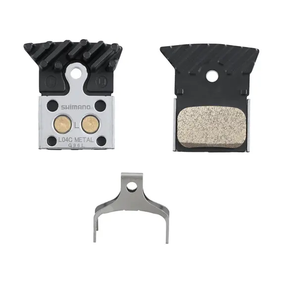 Disc Brake Pads Shimano L04c-Mf Metal W/Fin 1