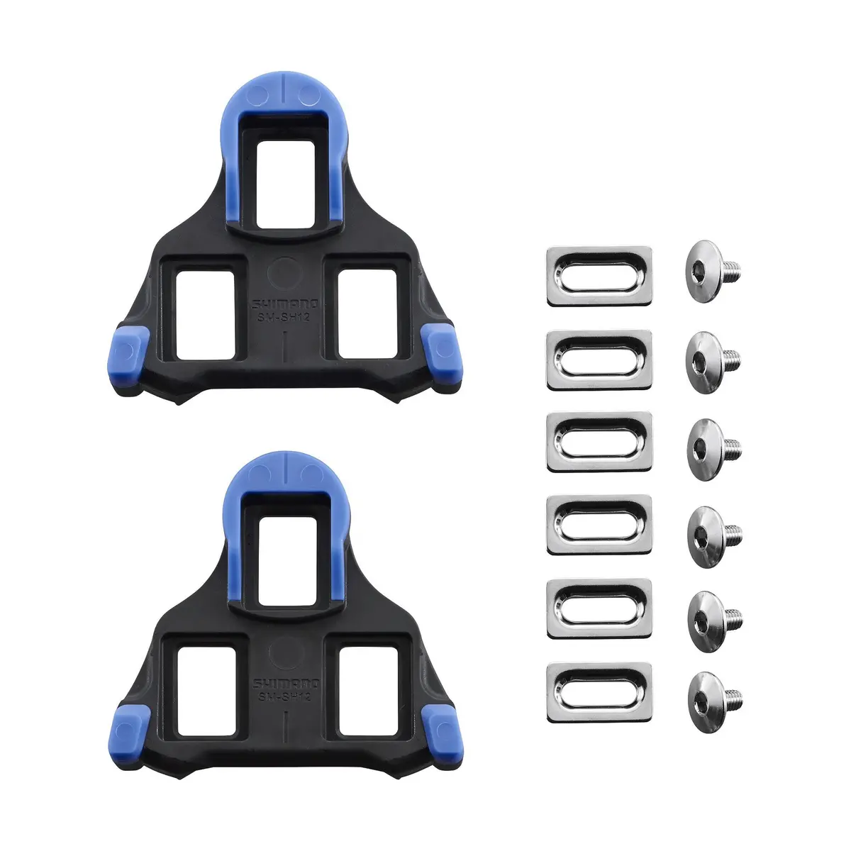 Shimano Sm-Sh12 Spd-Sl Cleats - 2 Degree Float (Blue) 1