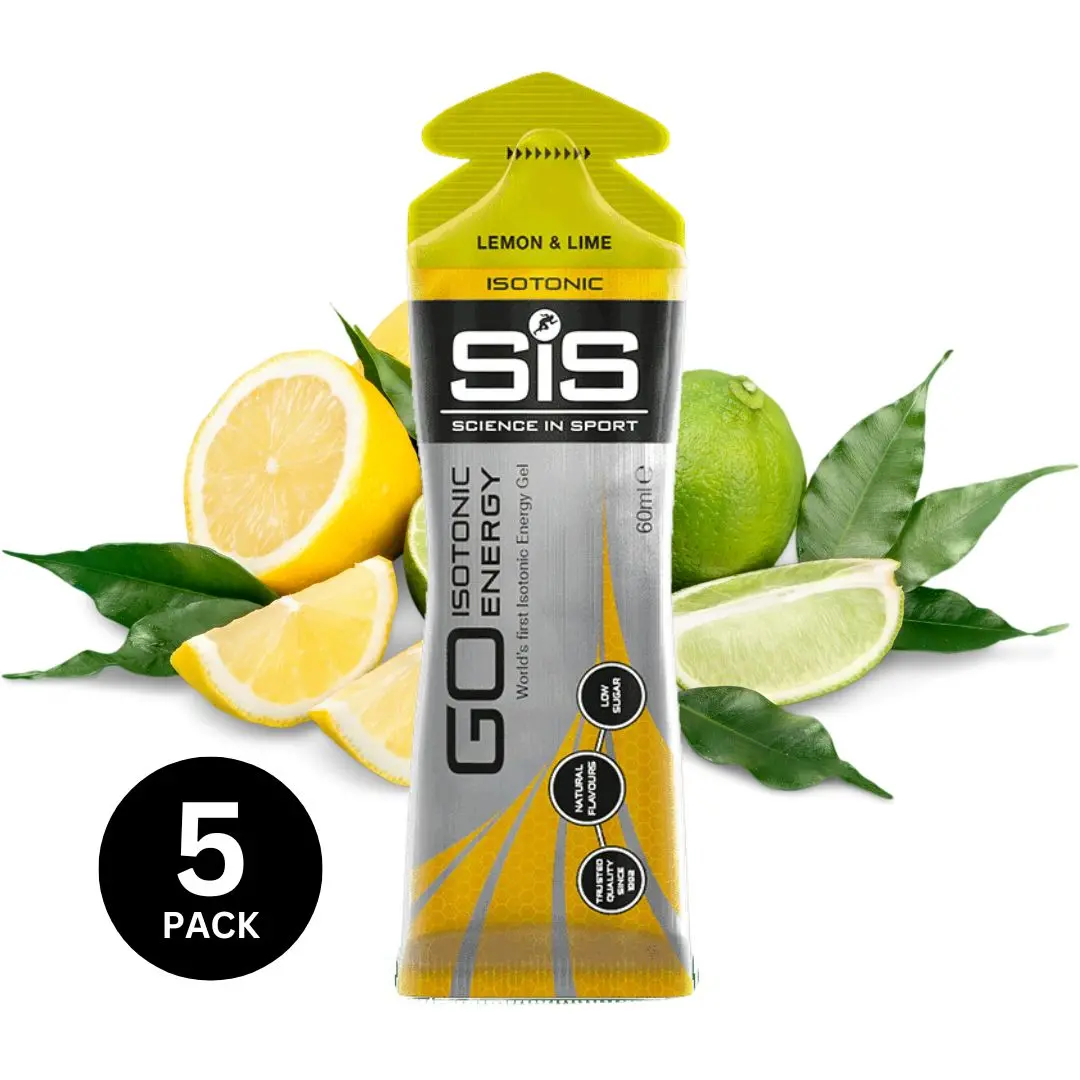 Science In Sport Go Isotonic Energy Gel 60Ml - Lemon & Lime (5 Pack) 2