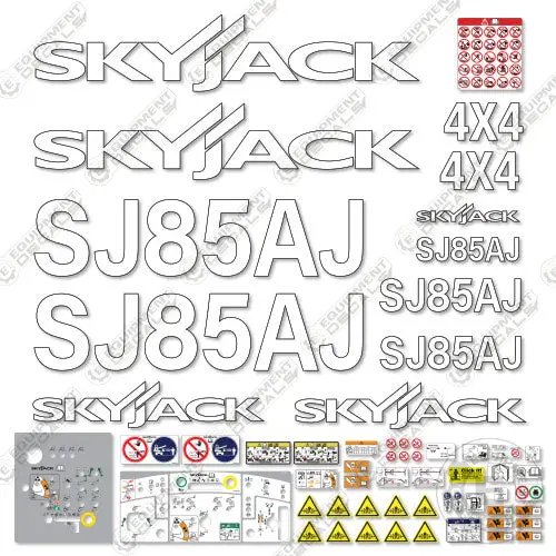 Fits Skyjack Sj85aj Decal Kit Boom Lift 1